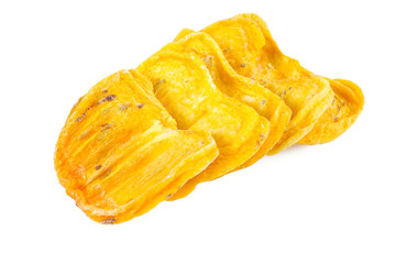 Obraz na płótnie Canvas dried persimmon isolated on white