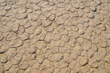 Bodenstruktur einer Salzpfanne Bodentextur