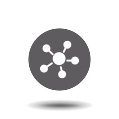 Structure icon from Business Bicolor Set. This flat vector symbol uses gray color, rounded angles, and isolated on a white background.