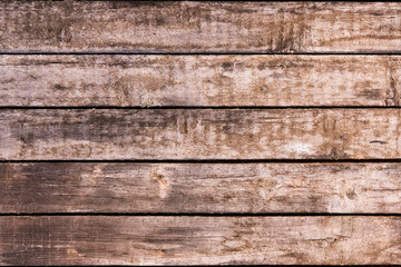 Wooden background of old shabby vintage boards. five wood panel of six horizontal boards.