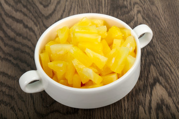 Canned pineapple