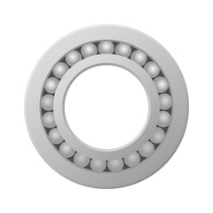 Fototapeta premium Bearing icon isolated on white background. Vector illustration in flat style. EPS10.