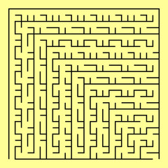 Black square maze(24x24)