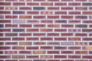 Brick multicolor wall. Urban background.