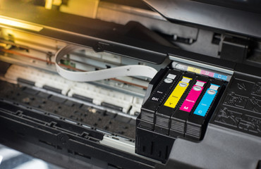 Selective focus of printer