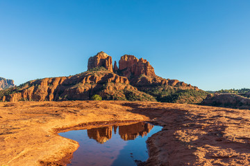 Fototapeta na wymiar Scenic Cathedral Rocks Landscape Sedona Arizona