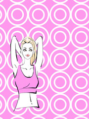 スポーツウエア　柄背景