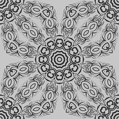 Modern floral vector ornaments. Decorative flower mandala. vector illustration.