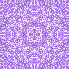 Flower mandala. Printable decorative elements. Vector illustration for design