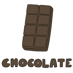 vector of chocolate