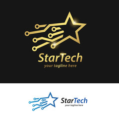 Tech Star Logo Template
