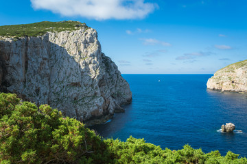 Landscape of sardinian coast in summer