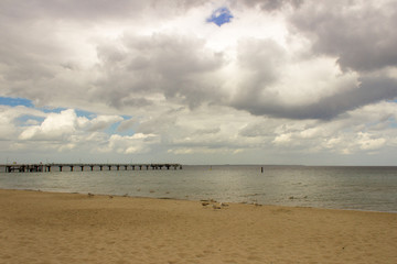 The Baltic sea beach.
