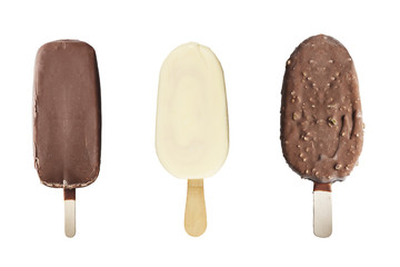 different types of ice cream on a stick