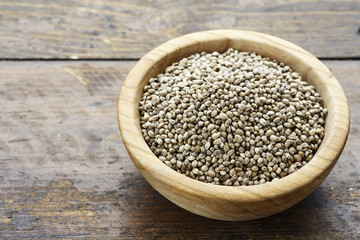 cannabis seeds in a plate