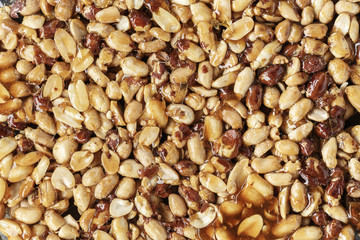 kozinaki with peanut caramel