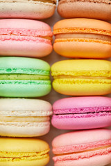 Colorful Macarons. Sweets Or Dessert