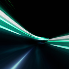 Blur abstract tunnel