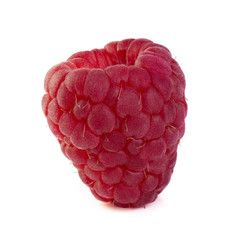 Fresh raspberry isolated on a white background