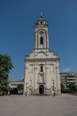 Fototapeta na wymiar Church of St George on the main square, Smederevo, Serbia