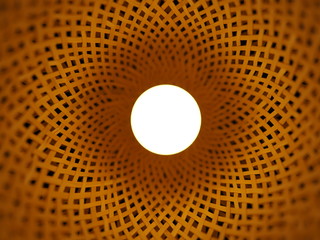 Inside of a lamp, mandala