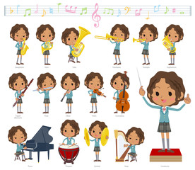 School girl Black_classic music