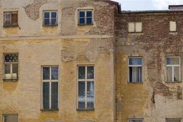 Fototapeta na wymiar Fensterwand