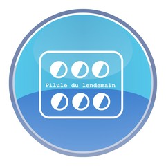 Pilule du lendemain dans un bouton
