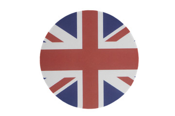 Round national flag of UK