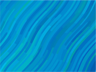 Light Blue pattern with wavy lines. Modern minimalist design. Vector illustration