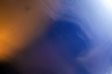 chemical experiment with paints