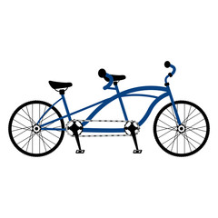 Double bicycle icon