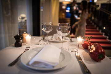 Beautifully decorated table