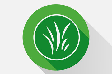 Icono verde de hierba.