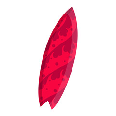 Isolated surfboard icon