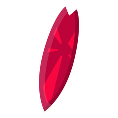 Isolated surfboard icon