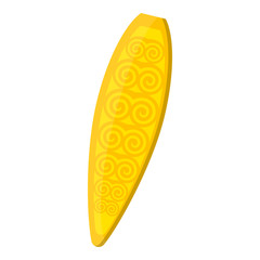 Isolated surfboard icon