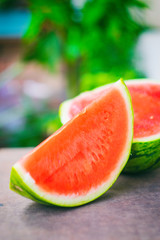 Close up photo of watermelon