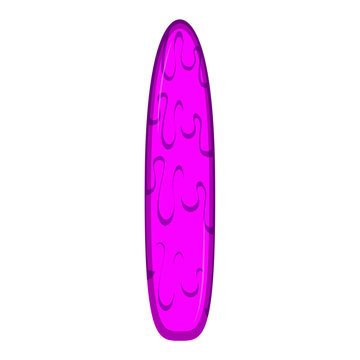 Isolated surfboard icon