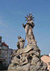 Rzeźba na moście św. Jana - Kłodzko 