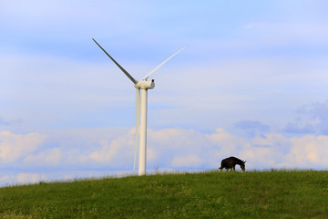 The windmill, on the clear prairie