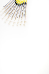 Fine syringes for use in medicine