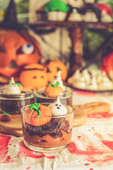 Table Set for Halloween Dinner