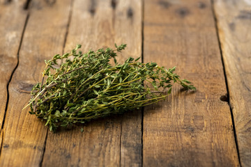 several sprigs of thyme