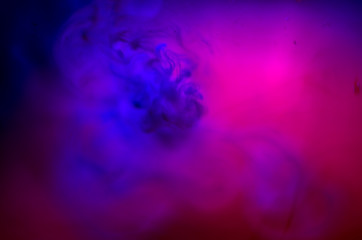 chemical experiment with paints