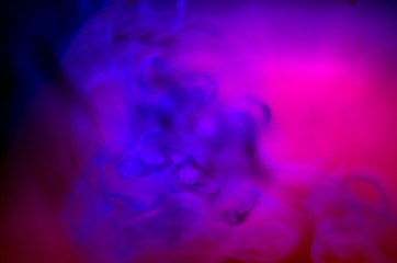 chemical experiment with paints