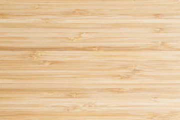 Fotobehang Bamboo surface merge for background, top view brown wood paneling © sorrapongs