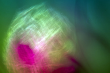 chemical experiment with paints