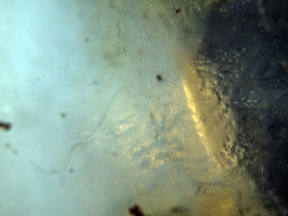 chemical experiment with paints