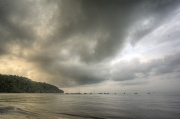 Thunderous Ocean Landscape